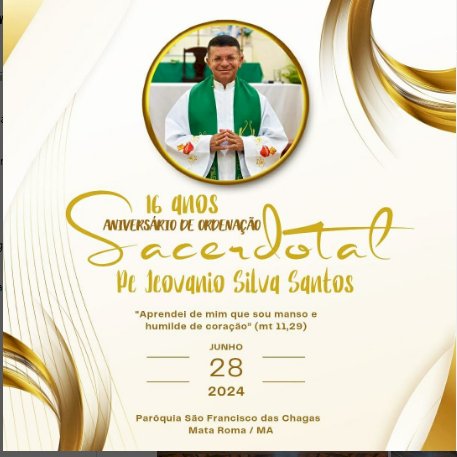 16 anos de aniversário de ordenação de Padre Jeovânio Silva Santos