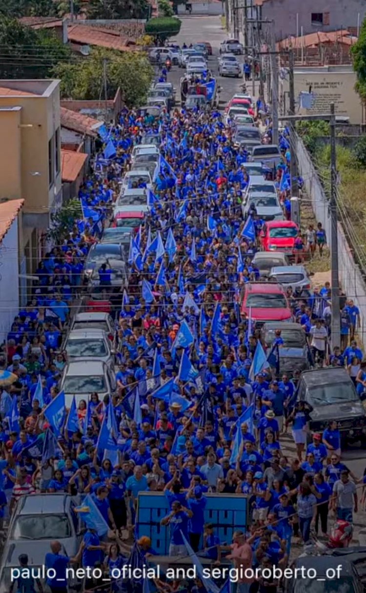 Grupo Paulo Neto realizou nesse domingo, 04 de agosto de 2024 grande  Convenção Partidária e lançaram Araujo Diniz como pré candidato a prefeito e Sergio como  vice. nas advindas eleições 2024.