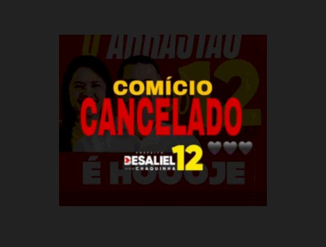 Grupo Político Besaliel cancelou comício  na localidade Guadalupe  em decorrência de fatos maiores locais inesperado.