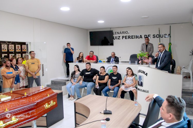 Registros  Fotográficos  da solenidade fúnebre ao  ex- vereador e ex-presidente , Sr. Edvan Alves Barbosa aos 14 de setembro de 2024 na Câmara Municipal de Mata Roma - MA