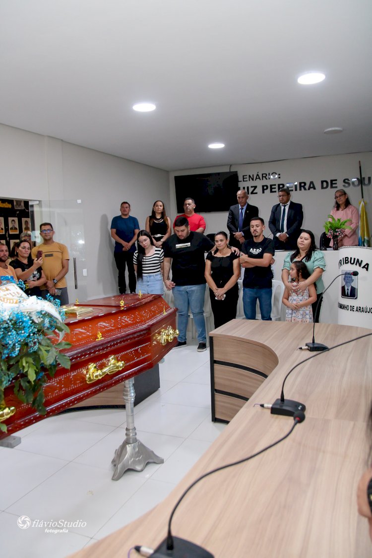 Registros  Fotográficos  da solenidade fúnebre ao  ex- vereador e ex-presidente , Sr. Edvan Alves Barbosa aos 14 de setembro de 2024 na Câmara Municipal de Mata Roma - MA