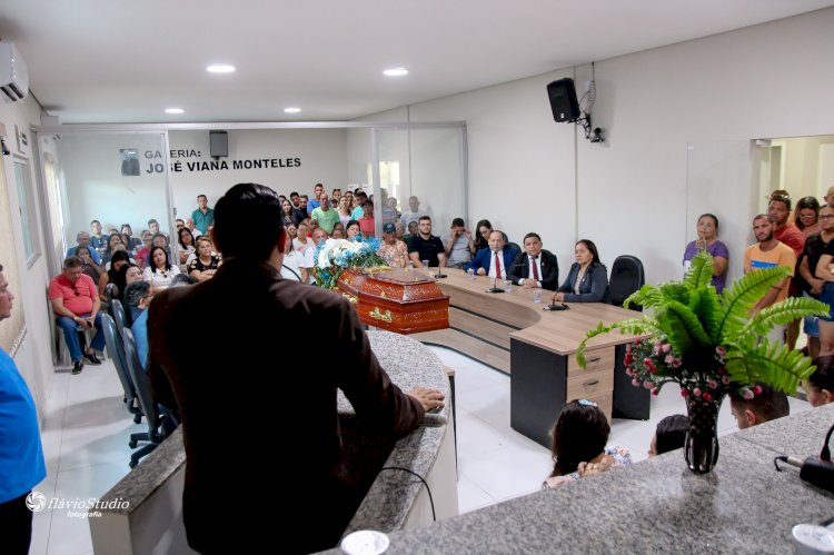 Registros  Fotográficos  da solenidade fúnebre ao  ex- vereador e ex-presidente , Sr. Edvan Alves Barbosa aos 14 de setembro de 2024 na Câmara Municipal de Mata Roma - MA