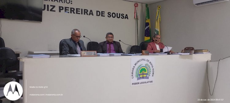 Camara Municipal realizou a 118ª Sessão Ordinária aos 25 de outubro de 2024